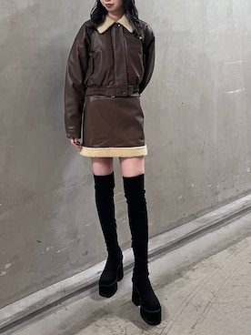川越祐莉さんのコーディネート