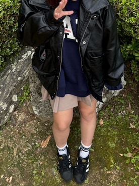 「GAP（ギャップ）のアイテム（スウェット）」を使った、miakmnnさん（レディース・162cm）の秋コーディネート