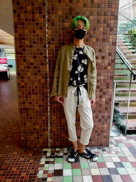 OKさん（メンズ・170cm）の夏コーディネート