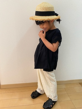 U&h¨̮♡さん(キッズ・100cm)の夏コーディネート