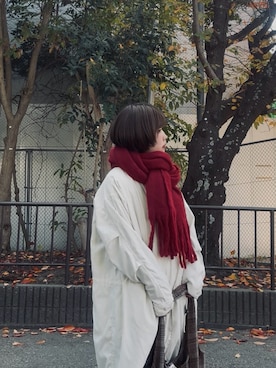 「Vipoa（ヴィポア）のアイテム」を使った、Rinさん（レディース・153cm）の冬コーディネート