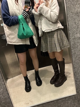 Amiさん（レディース・163cm）の冬コーディネート