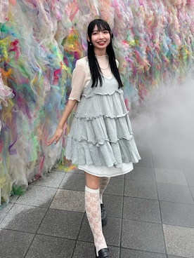 「アイテム（ローファー）」を使った、manoさん（レディース・151cm）の秋コーディネート