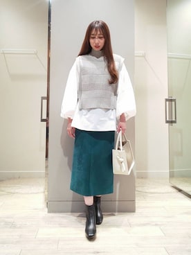 shihoさん（レディース・158cm）の冬コーディネート