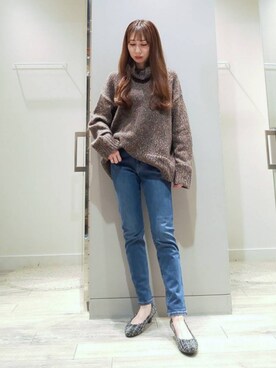 shihoさん（レディース・158cm）の冬コーディネート
