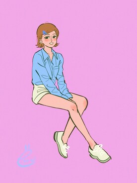 ëmirikaさん(レディース・159cm)の夏コーディネート