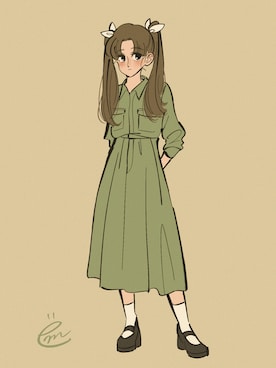 ëmirikaさん(レディース・155cm)の夏コーディネート