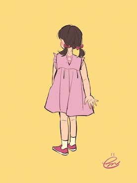 「キッズコーディネート」｜ëmirikaさん（キッズ・110cm）の夏コーディネート