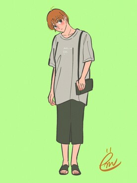 ëmirikaさん（レディース・159cm）の夏コーディネート