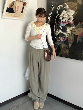 「古着屋さん」｜KAUさん（レディース・155cm）の春コーディネート