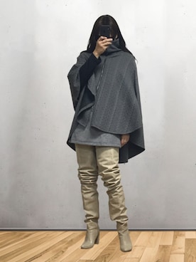 「アイテム（スカート）」を使った、nuncioさん（メンズ・178cm）の冬コーディネート