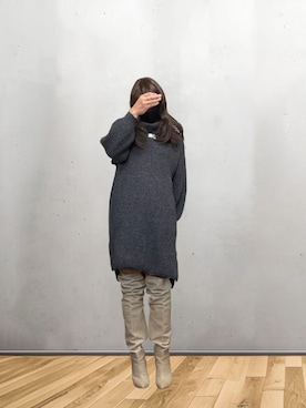 「no brand（ノーブランド）のアイテム」を使った、nuncioさん（メンズ・178cm）の冬コーディネート