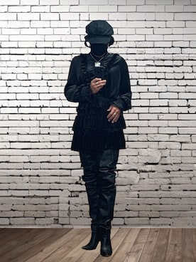 「アイテム（スカート）」を使った、nuncioさん（メンズ・178cm）の秋コーディネート