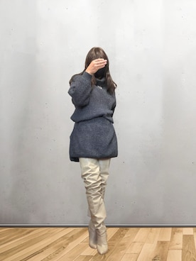 「no brand（ノーブランド）のアイテム（ワンピース/ドレス）」を使った、nuncioさん（レディース・178cm）の春コーディネート