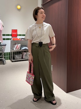 Akari Yasuiさん（レディース・145cm）の夏コーディネート