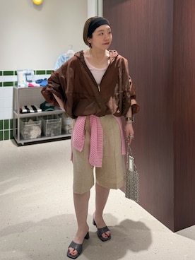Akari Yasuiさん(レディース・145cm)の春コーディネート
