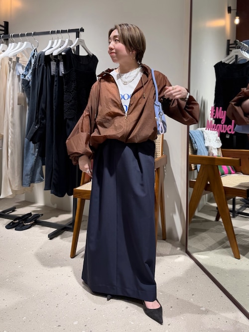 MAQWEL マクウェル　ウォッシャブルシアーブルゾン NOLLEY'S｜《セットアップ対応》【MAQWEL/マクウェル】ウォッシャブル