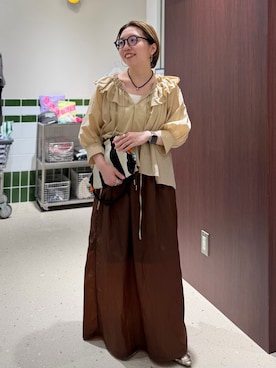 Akari Yasuiさん（レディース・145cm）の夏コーディネート
