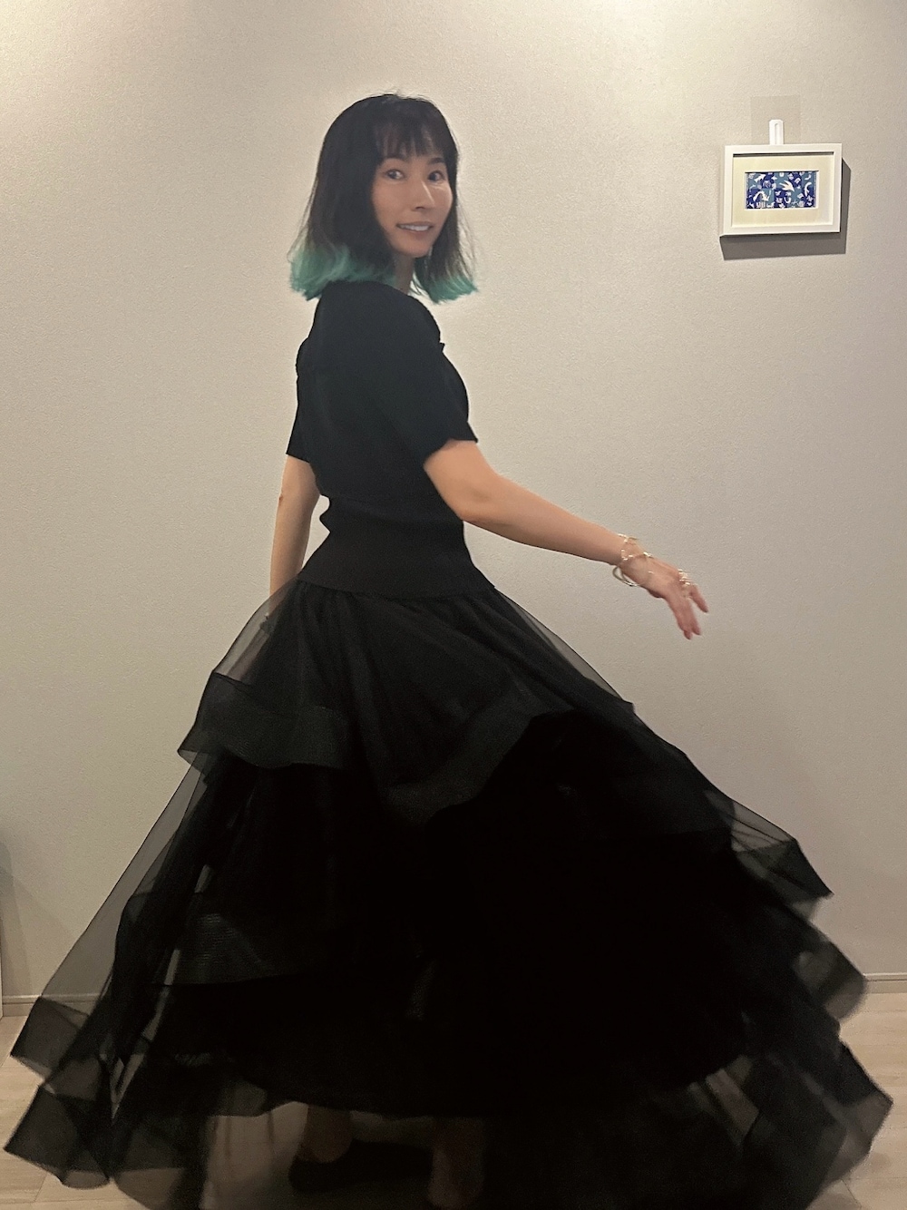 ANDREA&co. チュールスカート 新品タグ付き】ANDREA & Co. ボリューム