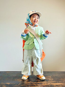 KOOOさん（キッズ・90cm）の秋コーディネート