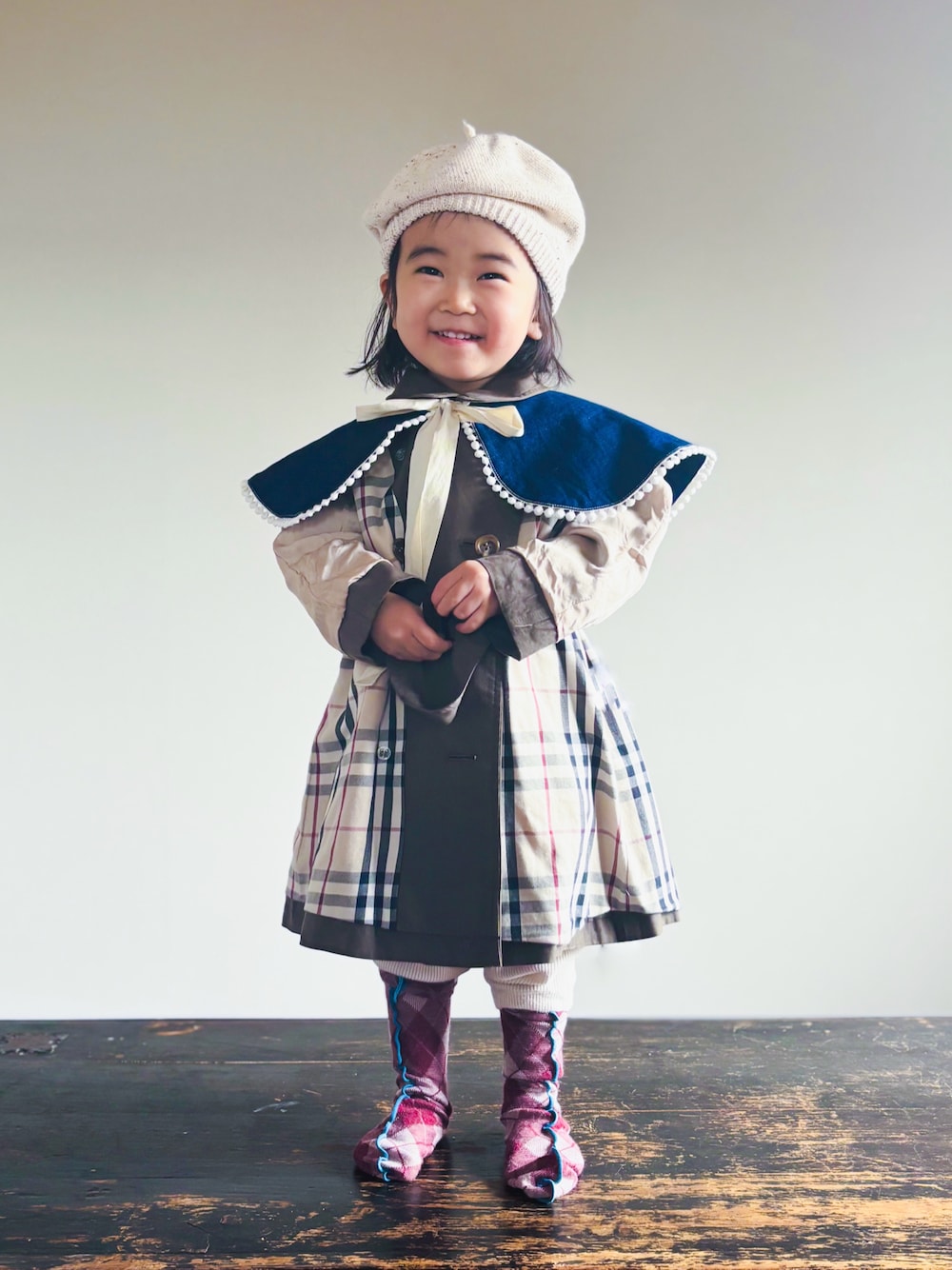 【美品】バーバリートレンチコート モッズコート　３歳~5歳 楽天市場】トレンチコート 春コート 子ども キッズ キッズコート