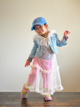 KOOOさん（キッズ・90cm）の春コーディネート