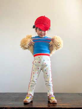 「Handmade（ハンドメイド）のアイテム」を使った、KOOOさん（キッズ・90cm）の冬コーディネート