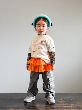 「RALPH LAUREN（ラルフ ローレン）のアイテム」を使った、KOOOさん（キッズ・90cm）の春コーディネート