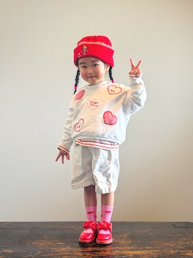 KOOOさん（キッズ・90cm）の春コーディネート