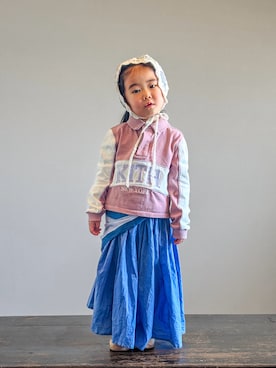 「coca（coca）（コカ）のアイテム」を使った、KOOOさん（キッズ・90cm）の春コーディネート