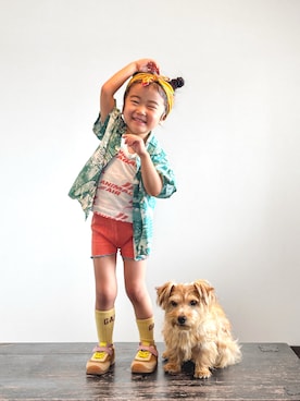 KOOOさん(キッズ・90cm)の夏コーディネート