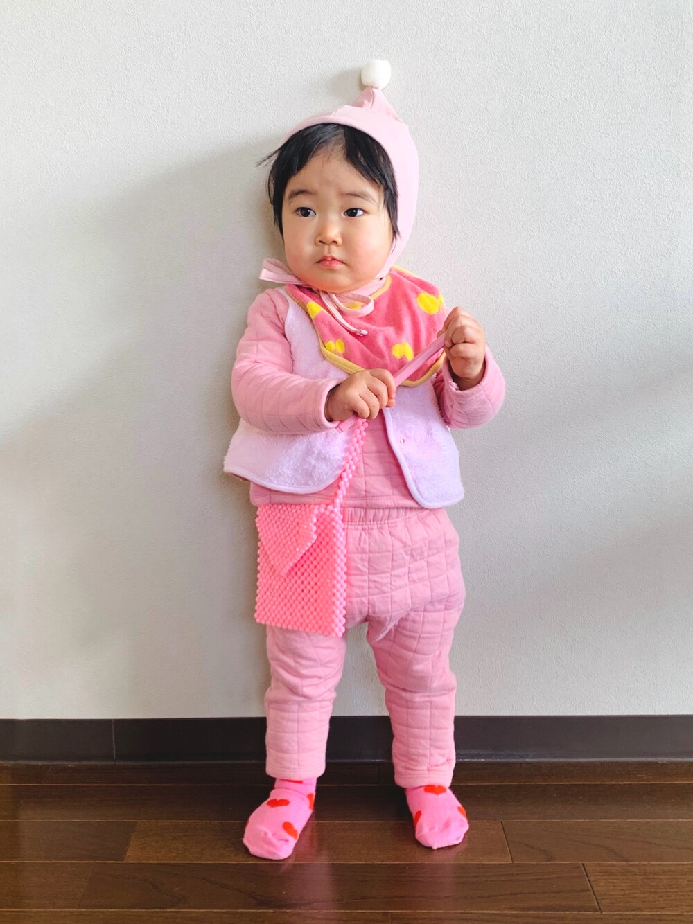 新品】familiar ピンクベスト