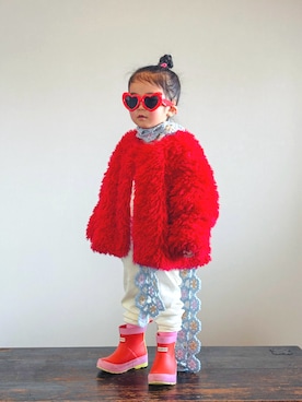 KOOOさん（キッズ・90cm）の冬コーディネート