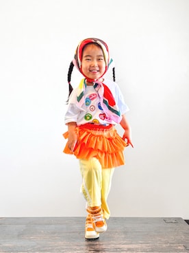 「Ocean&Ground（オーシャン&グラウンド）のアイテム」を使った、KOOOさん（キッズ・90cm）の夏コーディネート