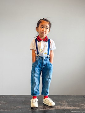 「GUCCI（グッチ）のアイテム」を使った、KOOOさん（キッズ・90cm）の夏コーディネート