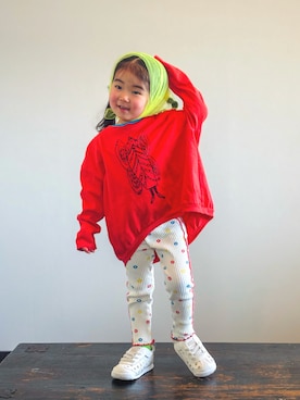 KOOOさん（キッズ・90cm）の春コーディネート