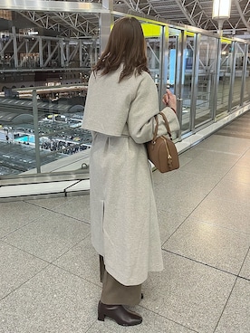 かずねさん（レディース・165cm）の冬コーディネート