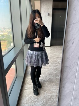 「Scottish House（スコティッシュハウス）のアイテム」を使った、婷婷さん（レディース・161cm）の秋コーディネート