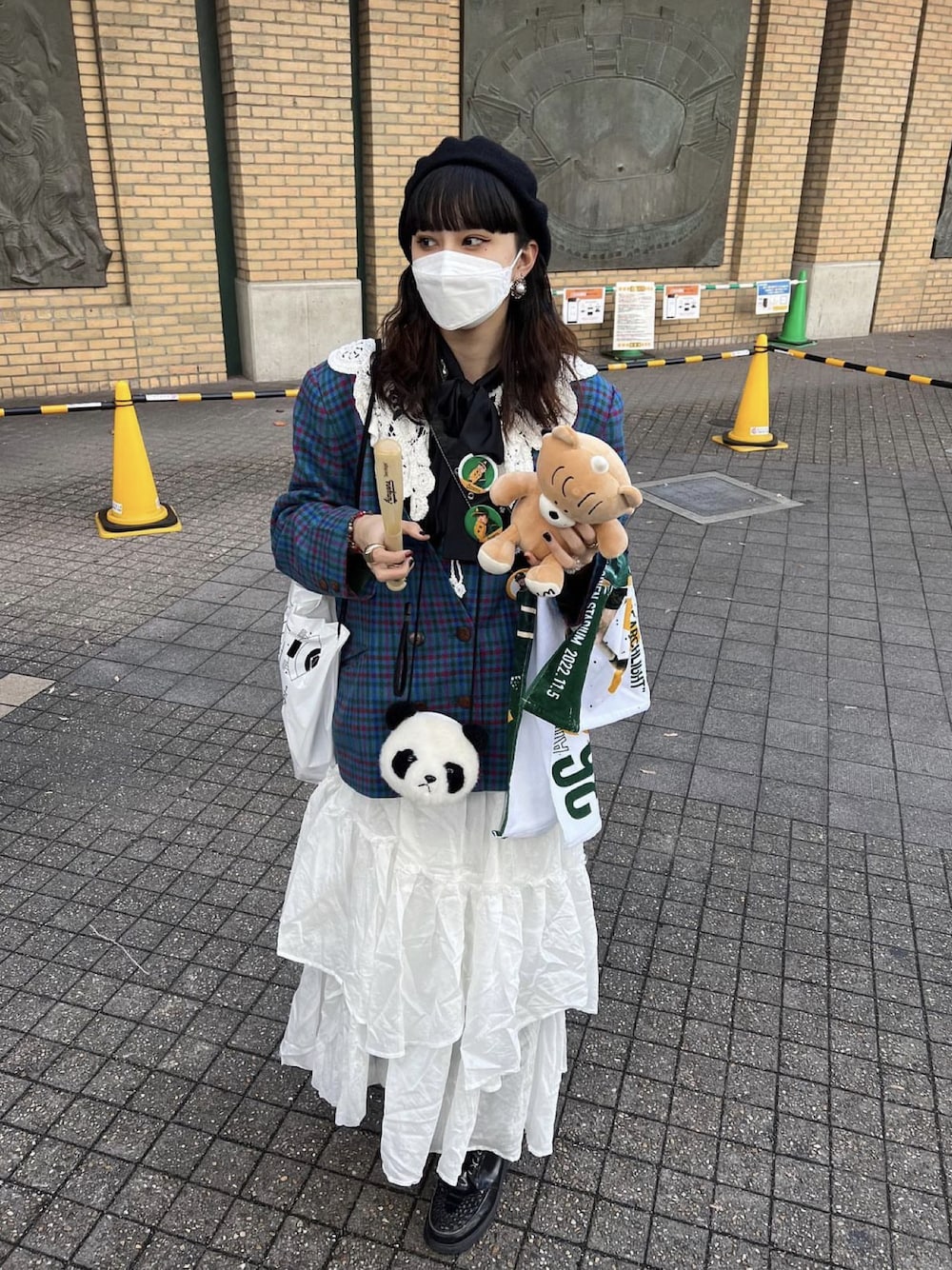 あいみょん着用　コート　ガウン　ビンテージ　あのね あいみょんのライブの日 服○ JK メゾンスペシャル PT 昔のどこ