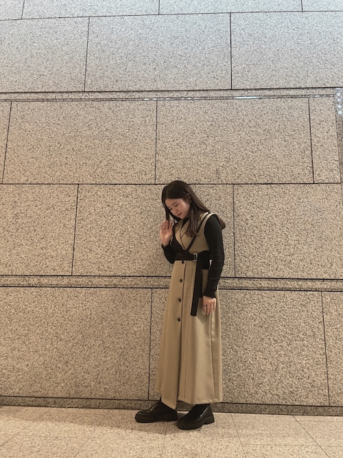 新品❁﻿UNITED TOKYO ダブルカラーベストワンピース UNITED TOKYO（ユナイテッドトウキョウ）の「ダブルカラーベスト