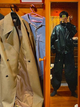 「RYO TAKASHIMA（リョウタカシマ）のアイテム（ジャケット/アウター）」を使った、カバオルさん（メンズ・178cm）の冬コーディネート