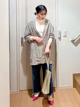「PICHE ABAHOUSE（ピシェ アバハウス）のアイテム」を使った、sa63さん（レディース・154cm）の春コーディネート