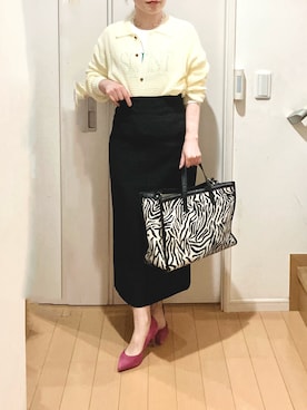 「PICHE ABAHOUSE（ピシェ アバハウス）のアイテム」を使った、sa63さん（レディース・154cm）の春コーディネート