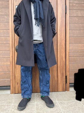 「NIKE（ナイキ）のアイテム（スリッポン）」を使った、nidさん（メンズ・171cm）の冬コーディネート