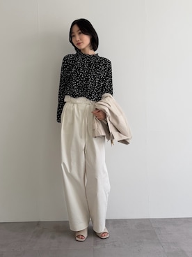 美波さん(レディース・158cm)の冬コーディネート