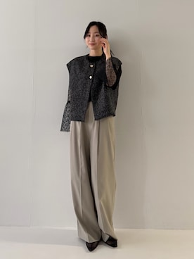 美波さん（レディース・158cm）の冬コーディネート