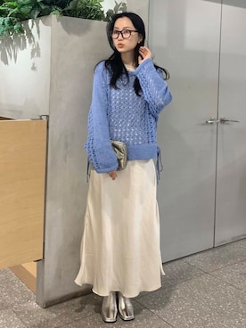 美波さん（レディース・158cm）の冬コーディネート