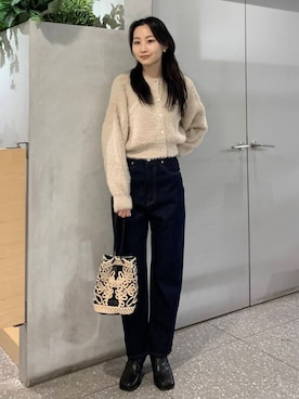 美波さん(レディース・158cm)の冬コーディネート