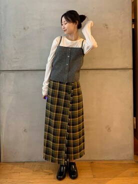 美波さん(レディース・158cm)の秋コーディネート