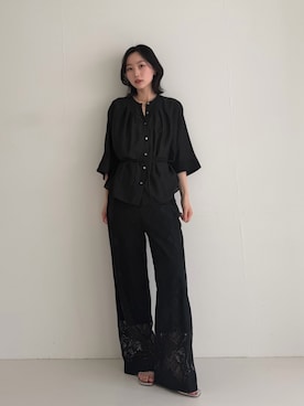美波さん(レディース・158cm)の春コーディネート